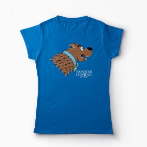 Tricou Monster Is Coming - Femei-Albastru Regal